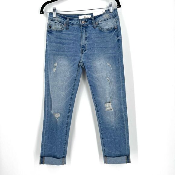 NWT Kancan Signature Mid Rise Ankle Skinny Crop Jean Size 9 28” - Picture 1 of 8